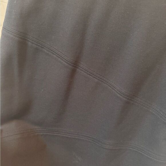 Elegant Black and Cream Dress work business stretchy fitted 6 - Picture 7 of 9